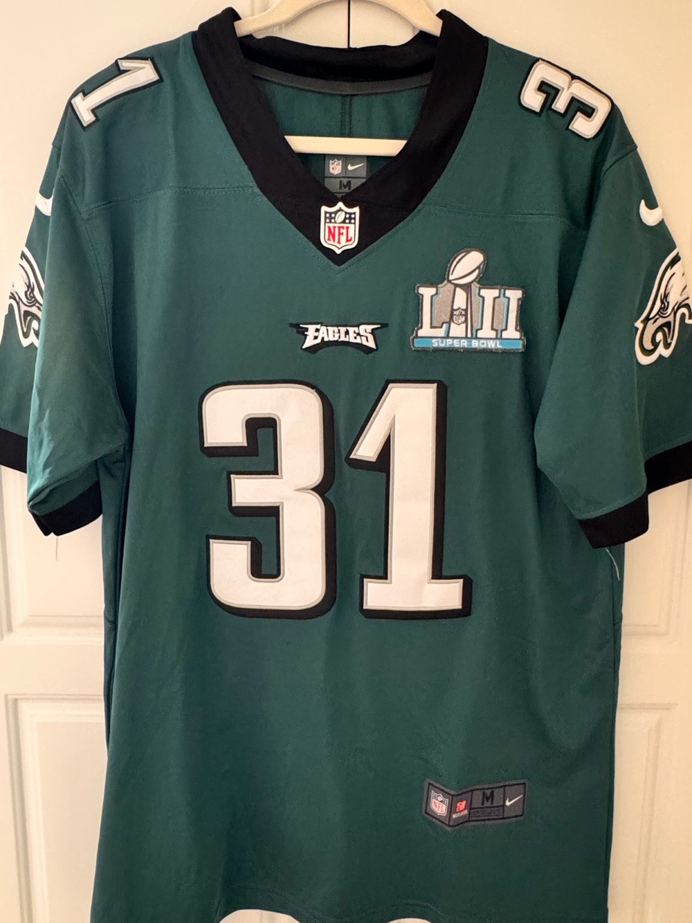 NFL Philadelphia Eagles #31 Mills Green and Black Jersey - Nike